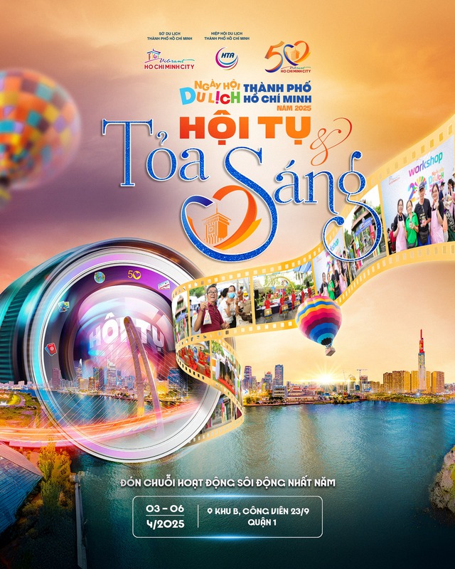 TP.HCM sắp có lễ hội khiến dân mê xê dịch đứng ngồi không yên: Hơn 100 điểm đến “hội tụ”, tour giảm giá sốc, hoạt động không thiếu thứ gì- Ảnh 1.